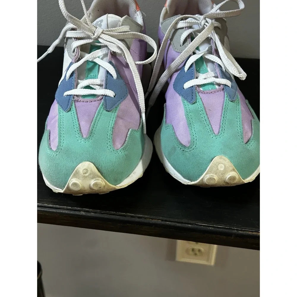 New Balance 327 Women's 7 Sneaker Shoes Dark Violet Summer Jade